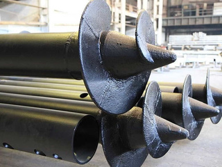 Свая винтовая стальная 108х5000 мм 1 - в «Монолит-Металлопрокат».