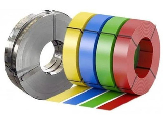 Штрипс с полимерным покрытием Полиэстер, толщина 0,65 мм, цвет RAL 3003