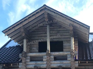Металлочерепица Металл-Профиль Монтерроса-XL 0,5 PURMAN® RR 32 Темно-коричневый 6 - в «Монолит-Металлопрокат».