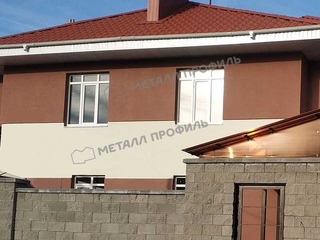 Металлочерепица Металл-Профиль Трамонтана-ML 0,5 PURMAN® RR 32 Темно-коричневый 2 - в «Монолит-Металлопрокат».